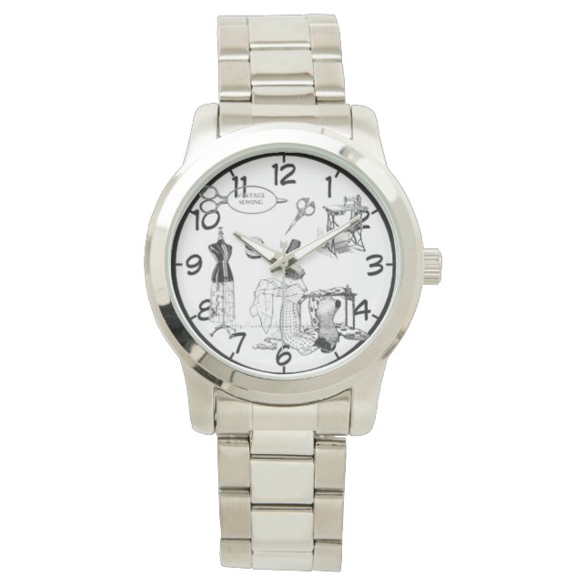 "Seamstress" Horloge (Voorkant)