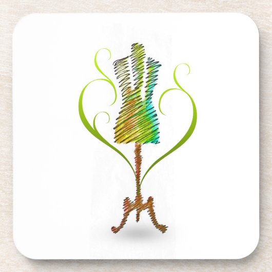 Seamstress-mannequin/Dressmaker Mannequin Bier Onderzetter (Voorkant)