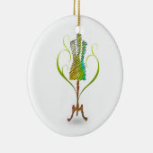 Seamstress-mannequin/Dressmaker Mannequin Keramisch Ornament (Rechts)