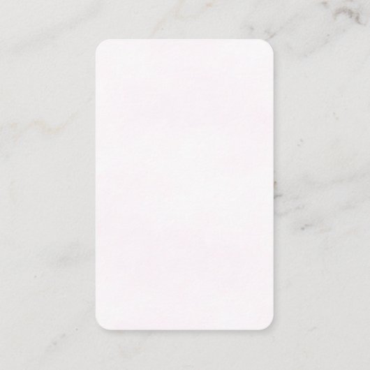 Seamstress Monogram Crest Naaiend Visitekaartje (Achterkant)