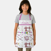 Seamstress-naaimachines Personaliseer naaiwerk Schort (Insitu)