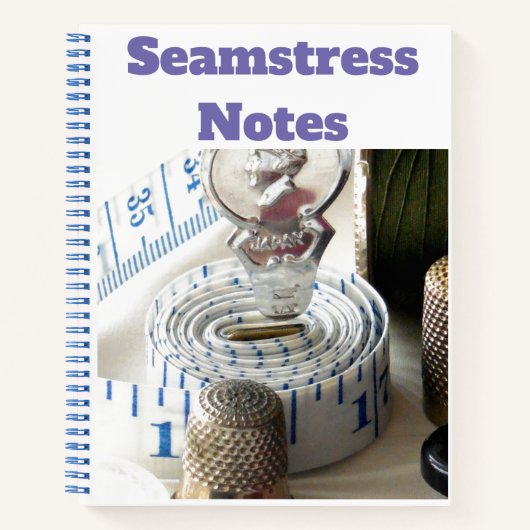 Seamstress Notitieboek (Voorkant)