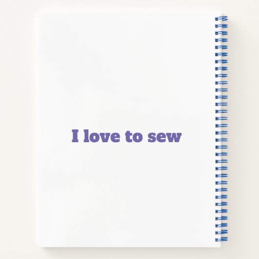 Seamstress Notitieboek (Achterkant)