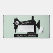 Seamstress Quilter Naaimachine Pads Desk Mats (Keyboard & Muis)
