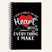 Seamstress Quilting Knitting Notitieboek (Voorkant)