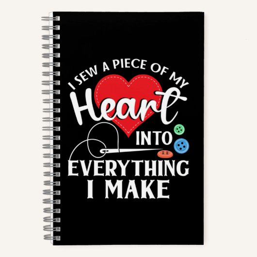 Seamstress Quilting Knitting Notitieboek (Voorkant)