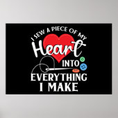 Seamstress Quilting Knitting Poster (Voorkant)