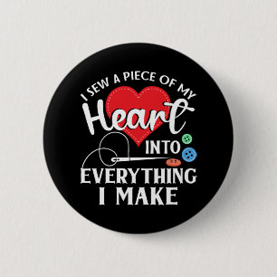 Seamstress Quilting Knitting Ronde Button 5,7 Cm