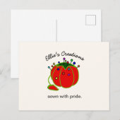 Seamstress Red Pin kussen Seamstress not Postcar Briefkaart (Voorkant / Achterkant)