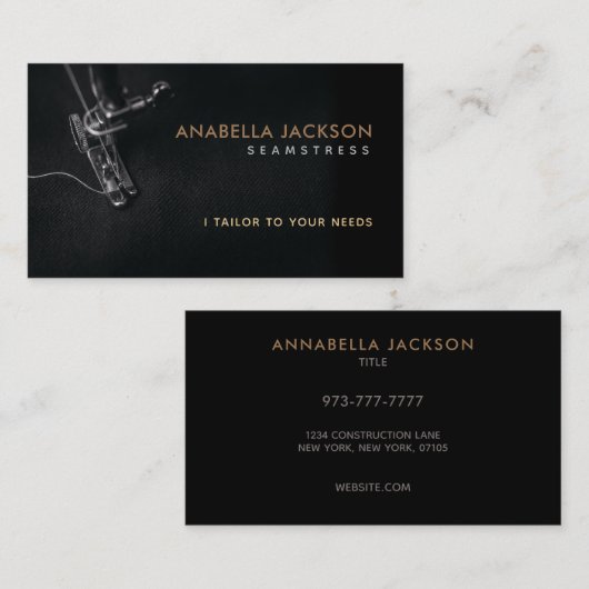 Seamstress Slogans Visitekaartjes (Voorkant / Achterkant)