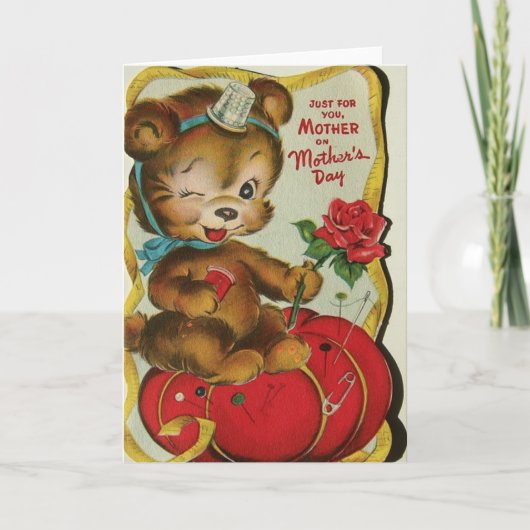  Seamstress Stitcher Moederdag Card Kaart (Voorkant)