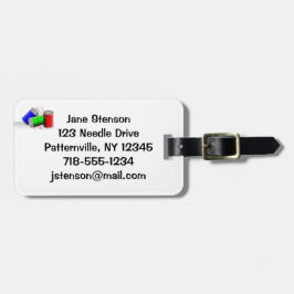 Seamstress, Tailor Design Bagagelabel