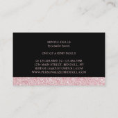 SEAMSTRESS TAILOR MANNEQUIN Roos gold Visitekaartje (Achterkant)