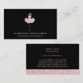 SEAMSTRESS TAILOR MANNEQUIN Roos gold Visitekaartje (Voorkant / Achterkant)