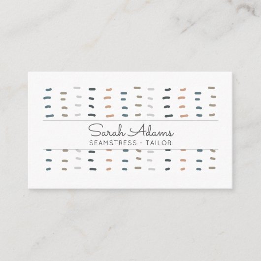 Seamstress Tailor Visitekaartje (Voorkant)