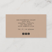 Seamstress Tailor Visitekaartje (Achterkant)