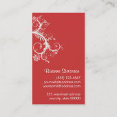 Seamstress Tailoring Mannequin Visitekaartje (Achterkant)