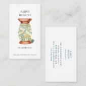 Seamstress tapeband voor tapebedrijf Ca Visitekaartje (Voorkant / Achterkant)