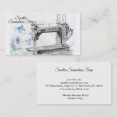  Seamstress Visitekaartje (Voorkant / Achterkant)