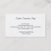  Seamstress Visitekaartje (Achterkant)