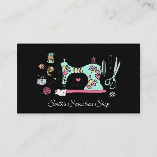  Seamstress Visitekaartje (Voorkant)