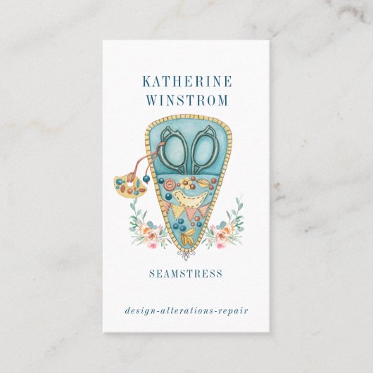 Seamstress Visitekaartje (Voorkant)