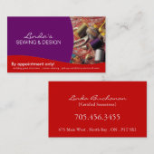 Seamstress ~ Visitekaartje (Voorkant / Achterkant)