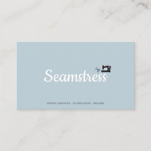 Seamstress Visitekaartje (Voorkant)