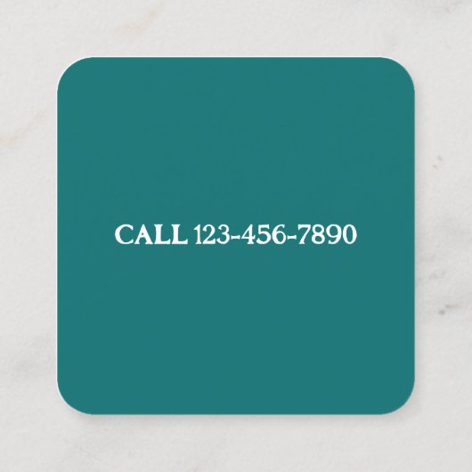 Seamstress Visitekaartje (Achterkant)