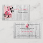 Seamstress-Visitekaartje met eigen naad-dressmaker Visitekaartje (Voorkant / Achterkant)