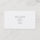 Seamstress-Visitekaartje - Roze speldenkussen Visitekaartje (Achterkant)