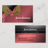 Seamstress-Visitekaartjes Visitekaartje (Voorkant / Achterkant)