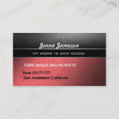 Seamstress-Visitekaartjes Visitekaartje (Achterkant)