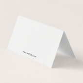 Seamstress | Wardrobe Designer Visitekaartje (Achterkant)