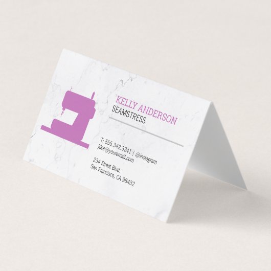 Seamstress | Wardrobe Designer Visitekaartje (Voorkant)