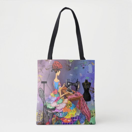 Seamstress Woman Canvas tas (Voorkant)