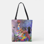 Seamstress Woman Canvas tas (Achterkant)