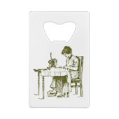 Seamstressontwerp Creditkaart Flessenopener (Achterkant)
