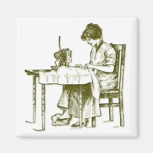 Seamstressontwerp Magneet (Voorkant)