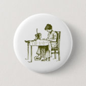 Seamstressontwerp Ronde Button 5,7 Cm (Voorkant)