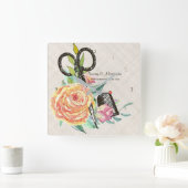 seamstressscharen en -schroeven vierkante klok (Huis)