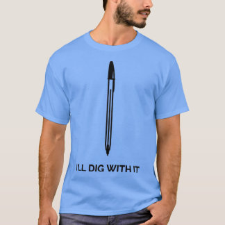 Seamus Heaney Quote Ix27ll Dig met het Digging Dea T-shirt