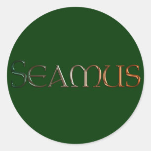 SEAMUS Naam Merk Gepersonaliseerde Gift Stickers