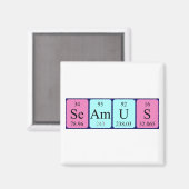 Seamus periodiek table name magnet (Voorkant / Achterkant)