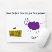 Seamus The Sheep Mousemat (zonder handsteun) Muismat (Met muis)