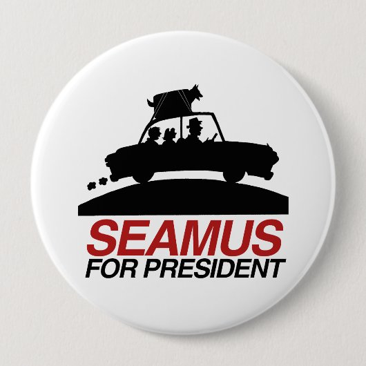 Seamus voor President.png Ronde Button 4,0 Cm (Voorkant)