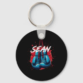 Sean Boxing Custom Name Sleutelhanger (Voorkant)