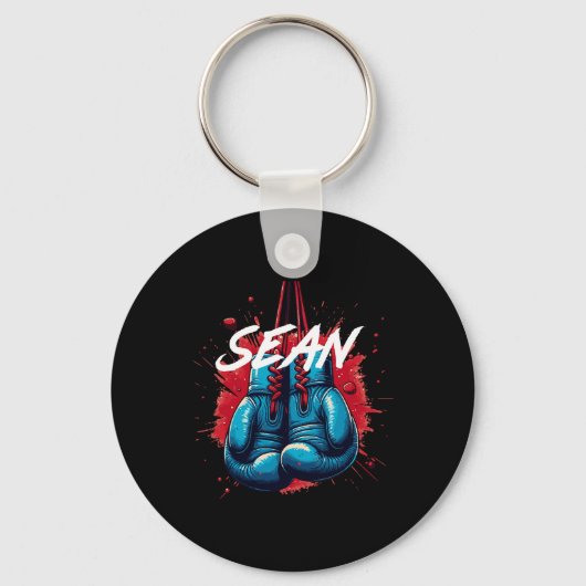 Sean Boxing Custom Name Sleutelhanger (Voorkant)