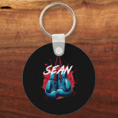 Sean Boxing Custom Name Sleutelhanger (Voorkant)