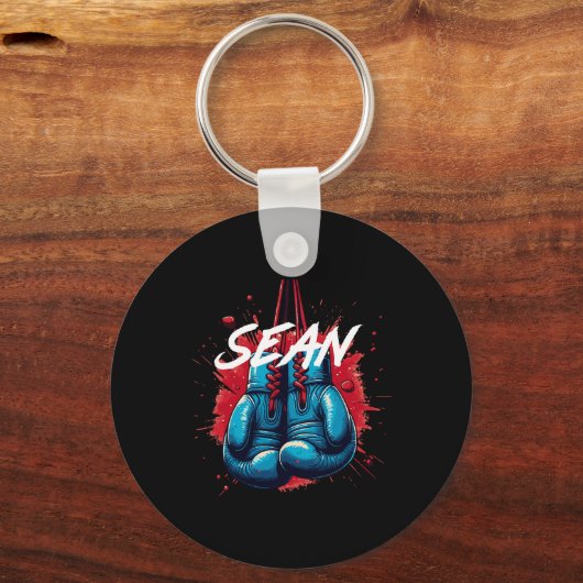 Sean Boxing Custom Name Sleutelhanger (Voorkant)
